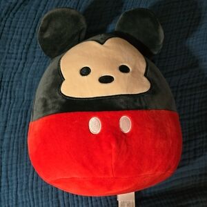 Squishmallows Red and Black Mikey Stuffed Animal, NWOT